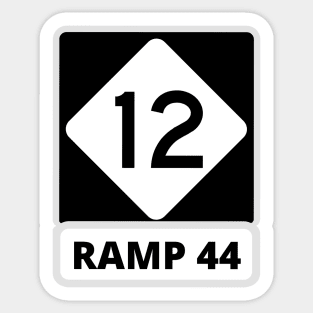 Ramp 44 Highway 12 Buxton NC Sticker